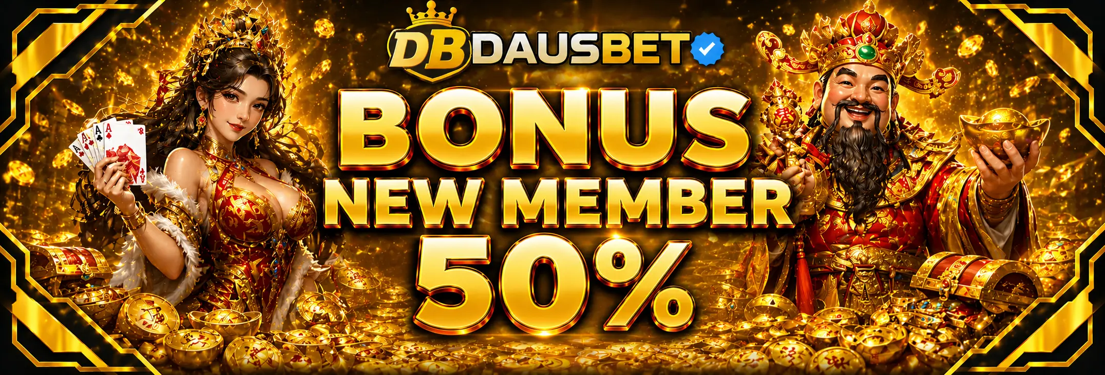 Bonus New Member 50% DAUSBET